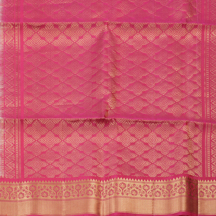Hayagrivas Handloom Ikkat Soft Silk Saree in Pristine White KBE132D1-22