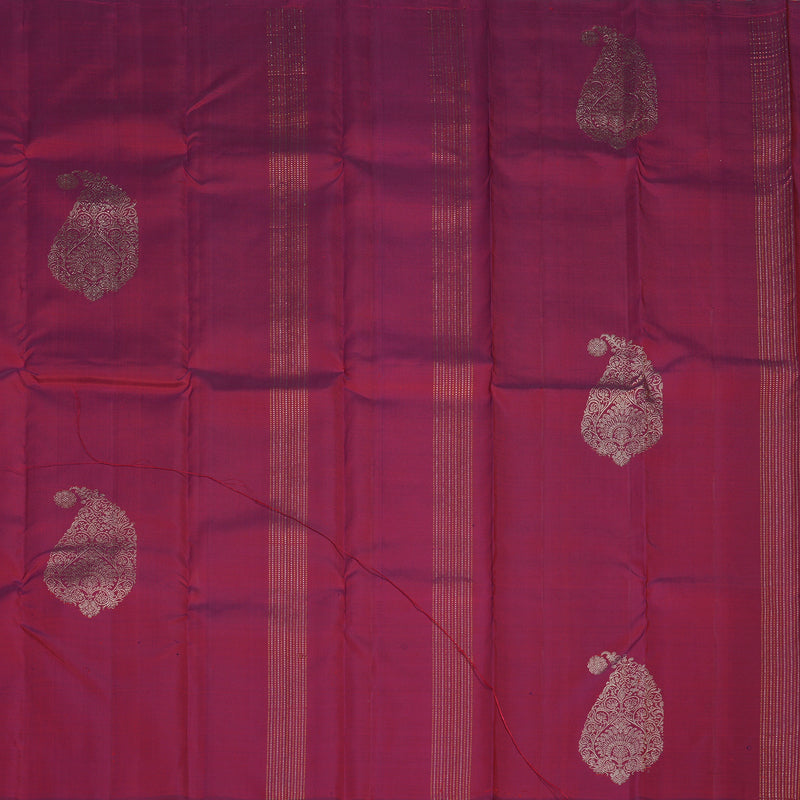 Hayagrivas Handloom Wine Maroon Kanjivaram Silk Saree KBE1335J11-2