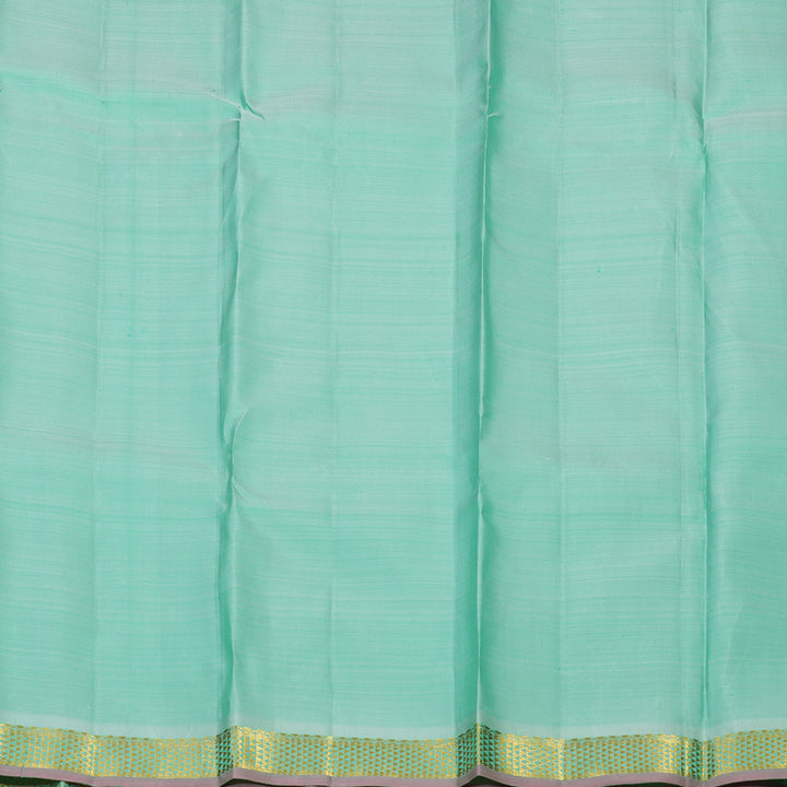 Hayagrivas Handloom Green Kanjivaram Silk Saree KBE1335J9-6