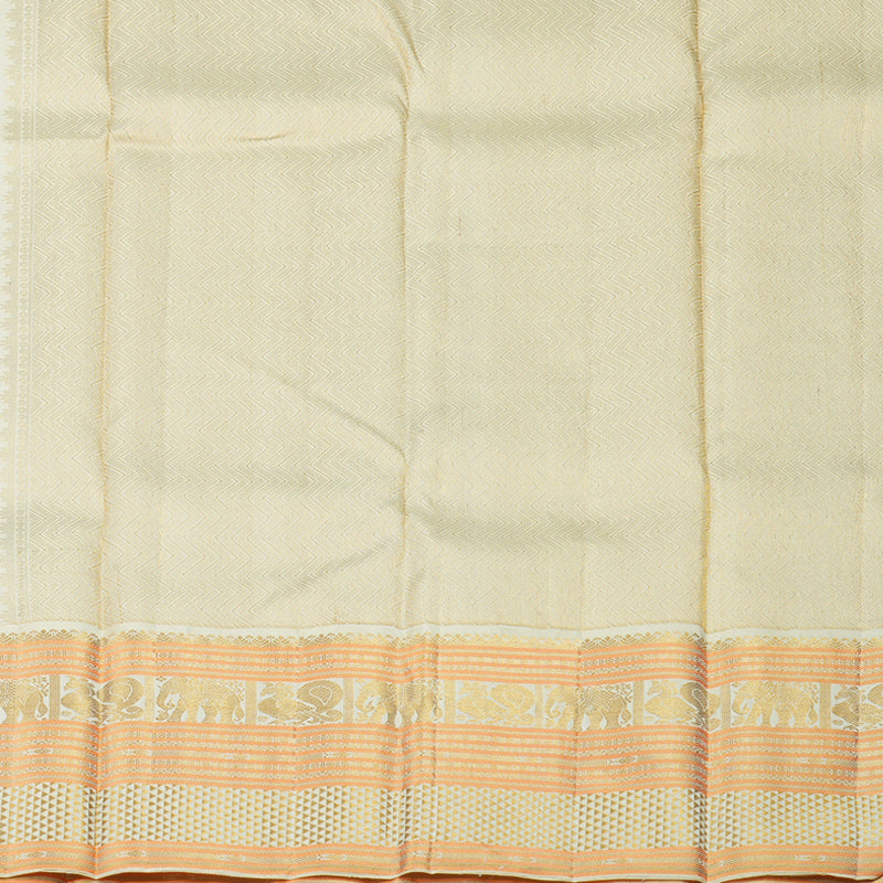 Hayagrivas Handloom Wine Kanjivaram Silk Saree with Cream border KBE1336J14-1