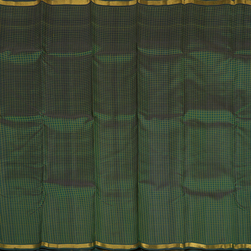 Hayagrivas Handloom Bottle Green Kanjivaram Silk Saree KBE1338J7-1