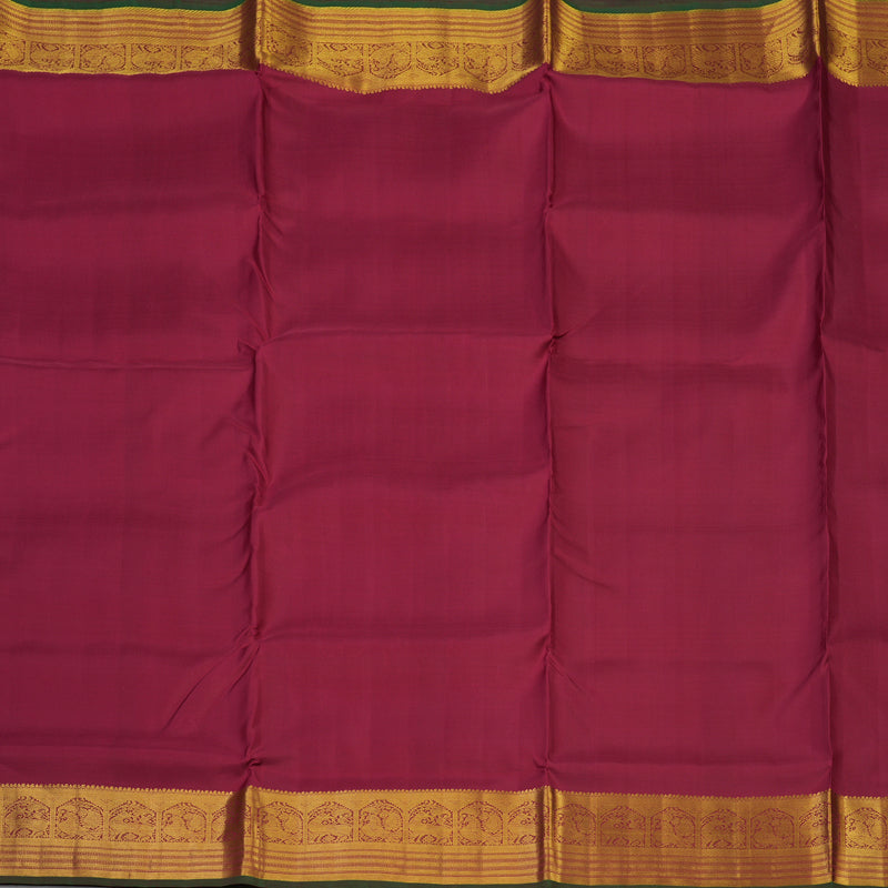 Hayagrivas Handloom Maroon Ten Yards Silk Madisar KBE1351J2-1