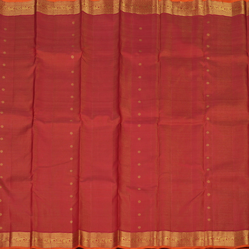 Hayagrivas Handloom Maroon Kanjivaram Silk Saree KBE1357J2-1