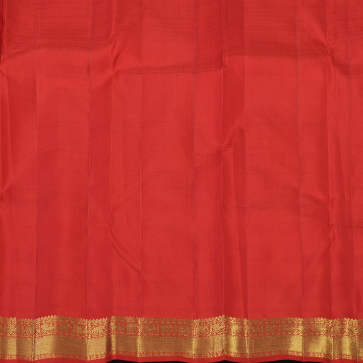 Hayagrivas Handloom Red Kanjivaram Silk Saree KBE1357J4-1