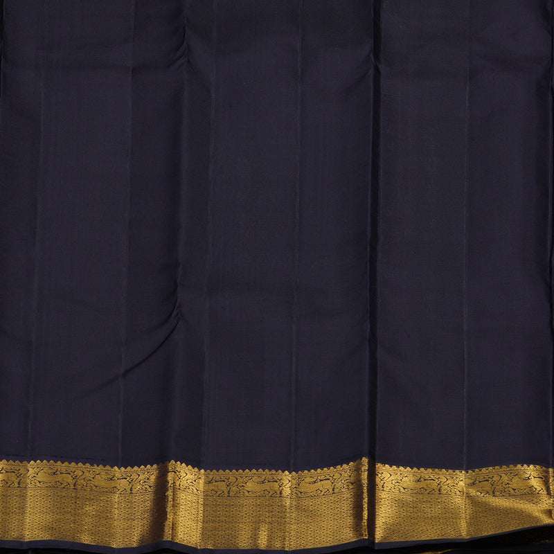 Hayagrivas Handloom Half White Kanjivaram Silk Saree KBE1359J1-1