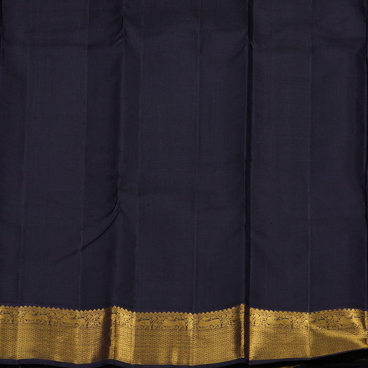 Hayagrivas Handloom Half White Kanjivaram Silk Saree KBE1359J1-1