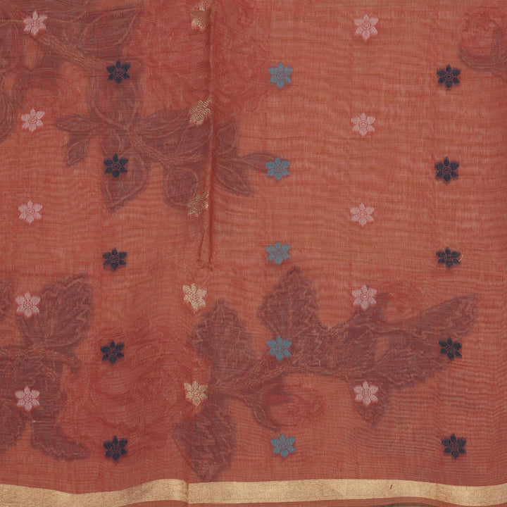 Hayagrivas Sandal Beige Semi-Cotton Saree KBE1370J6-1