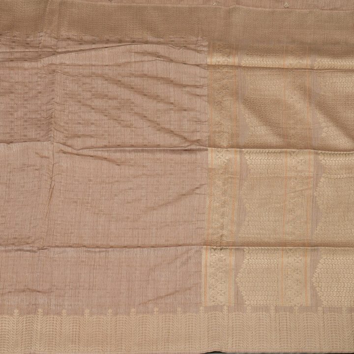 Hayagrivas Pastel Peach Semi-Cotton Saree KBE1373J15-3