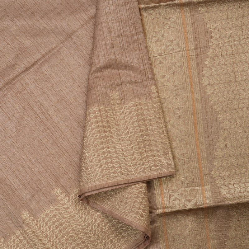 Hayagrivas Pastel Peach Semi-Cotton Saree KBE1373J15-3