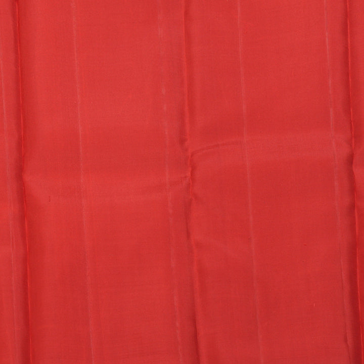 Hayagrivas Handloom Mild Red Kanjivaram Silk Saree with Temple Border KBE1377J1-2