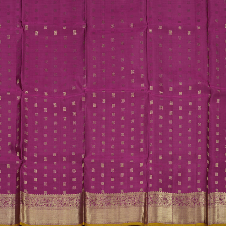 Hayagrivas Handloom Wine Purple Kanjivaram Silk Pattu Pavadai KBE1380J3-9