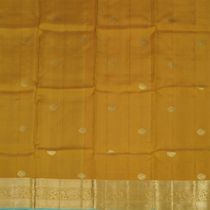 Hayagrivas Metallic Gold Kanjivaram Pattu Pavadai KBE1380J4-6