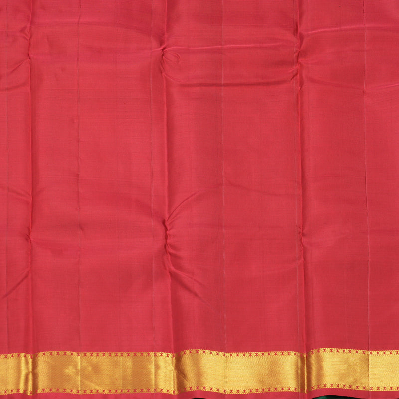 Hayagrivas Handloom Bottle Green Kanjivaram Silk Saree KBE1382J14-3