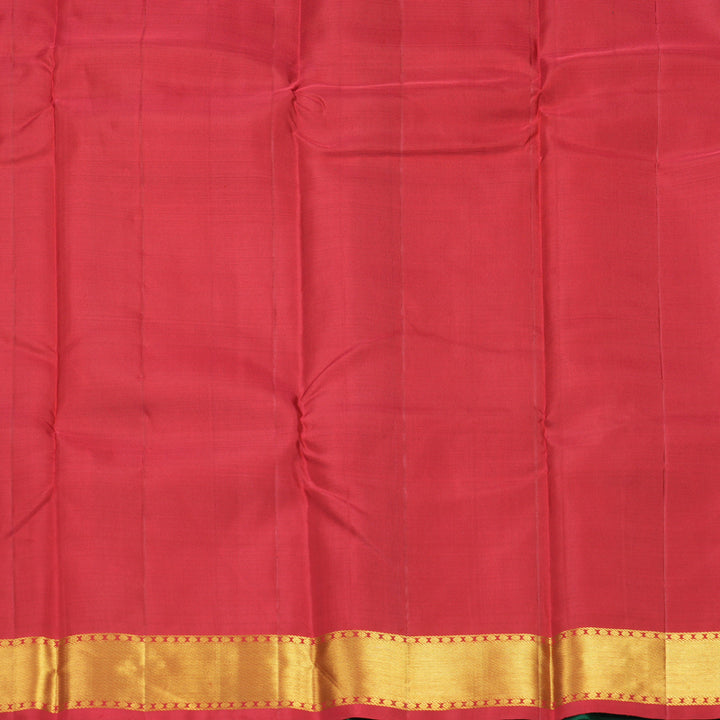 Hayagrivas Handloom Bottle Green Kanjivaram Silk Saree KBE1382J14-3