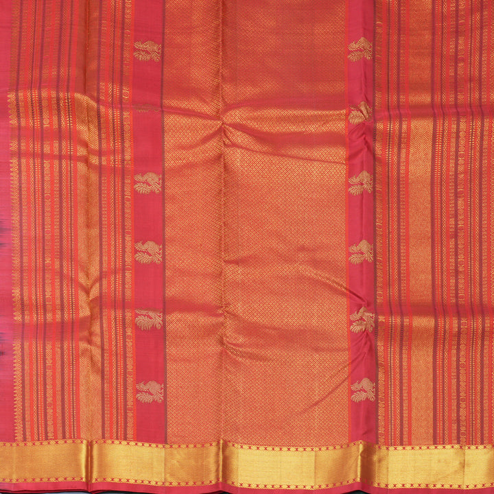 Hayagrivas Handloom Bottle Green Kanjivaram Silk Saree KBE1382J14-3