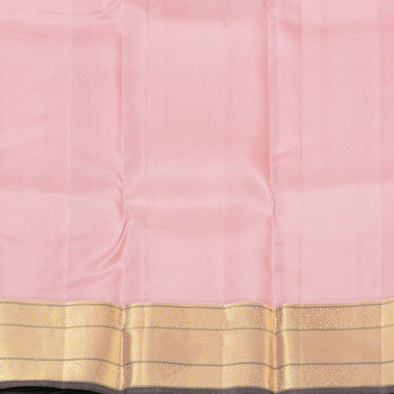 Hayagrivas Handloom Baby Pink Kanjivaram Silk Saree KBE1382J2-1