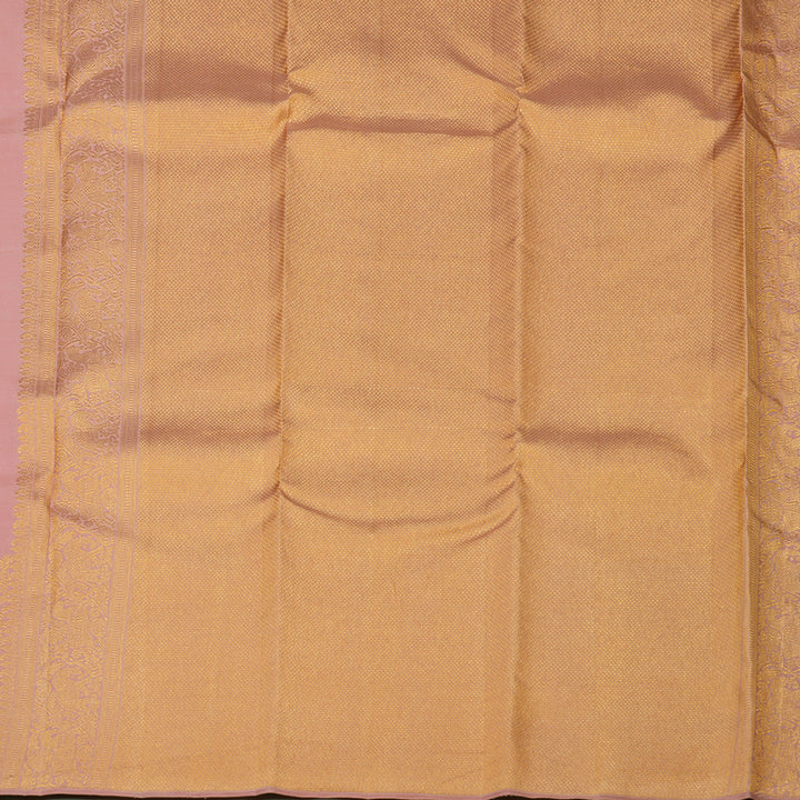 Hayagrivas Handloom Rose Pink Kanjivaram Silk Saree KBE1382J21-1