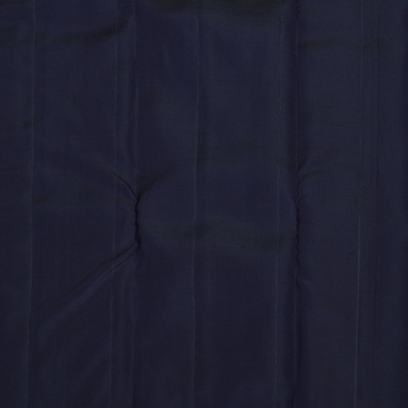 Hayagrivas Handloom Navy Blue Kanjivaram Silk Saree KBE1382J8-1
