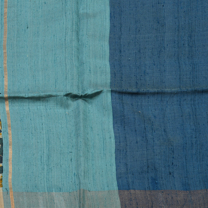 Hayagrivas Beige Pure Tussar Saree KBE1383J2-8