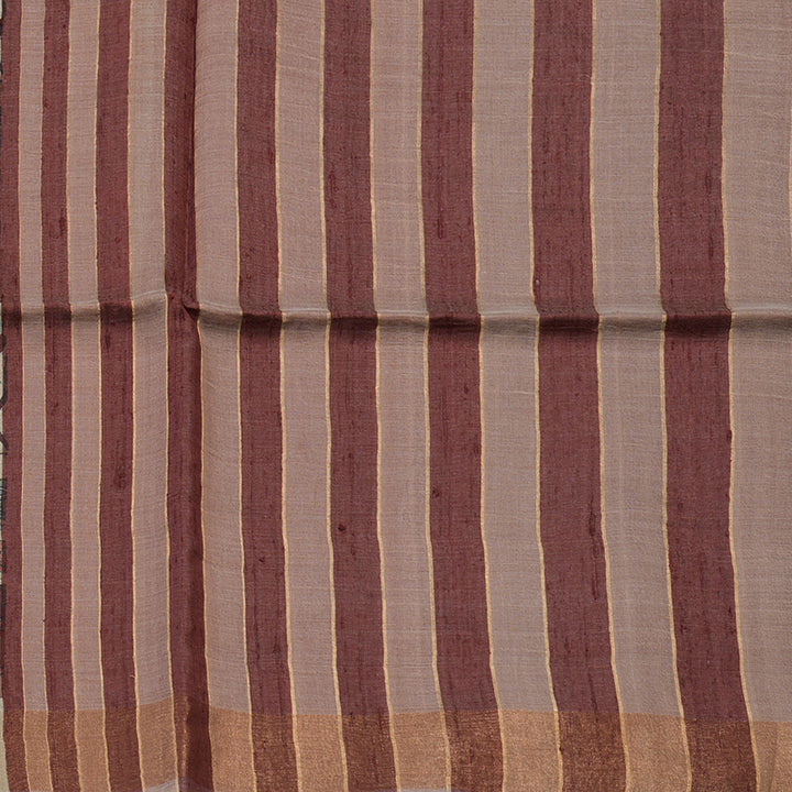 Hayagrivas Cream Pure Tussar Saree KBE1383J2-9