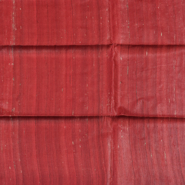 Hayagrivas Beige Pure Tussar Saree with Red & Black Border KBE1383J5-21