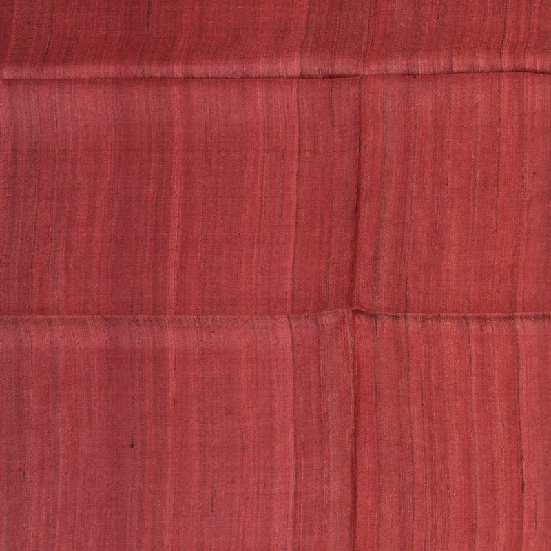 Hayagrivas Reddish-Pink Pure Tussar Silk Saree KBE1383J5-4
