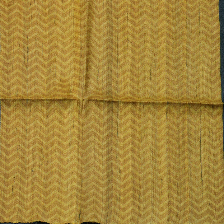 Hayagrivas Beige & Black Pure Tussar Saree with Black Border KBE1383J5-6