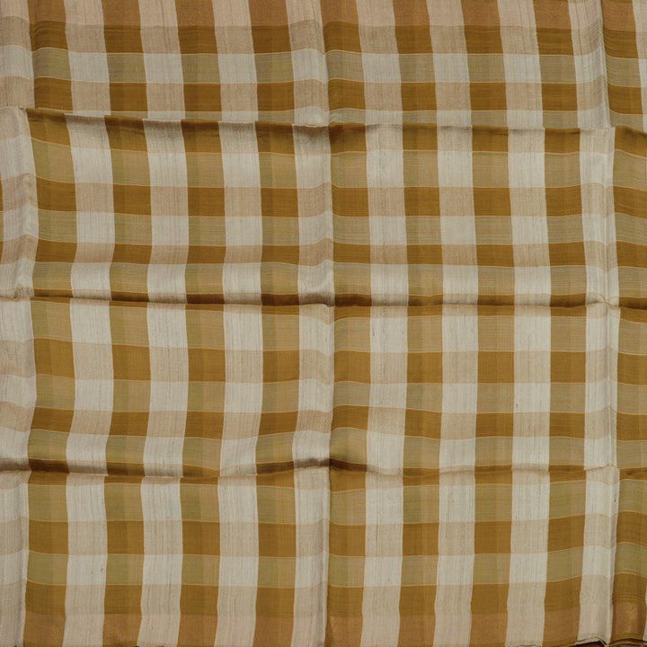 Hayagrivas Multicolour Checks Pure Tussar Saree KBE1383J6-28