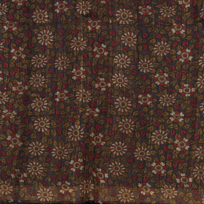 Hayagrivas Dark Blue Pure Tussar Saree KBE1383J6-3