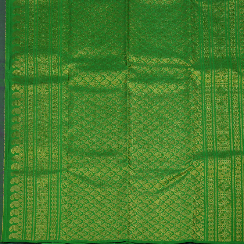 Hayagrivas Handloom Purple Kanjivaram Silk Saree KBE1386J2-2