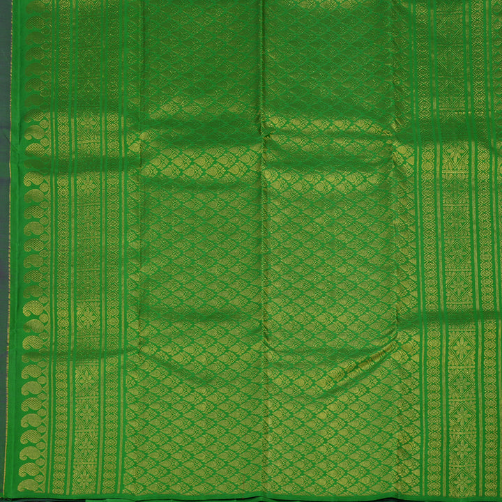 Hayagrivas Handloom Purple Kanjivaram Silk Saree KBE1386J2-2