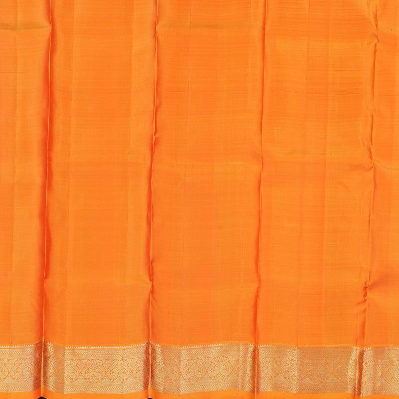 Hayagrivas Pink Kanjivaram Pattu Pavadai with Orange border KBE1389J10-1