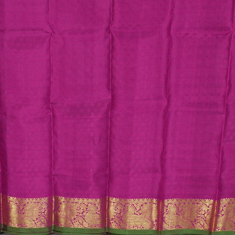 Hayagrivas Sky Blue Pattu Pavadai with Magenta Pink contrast KBE1389J2-1