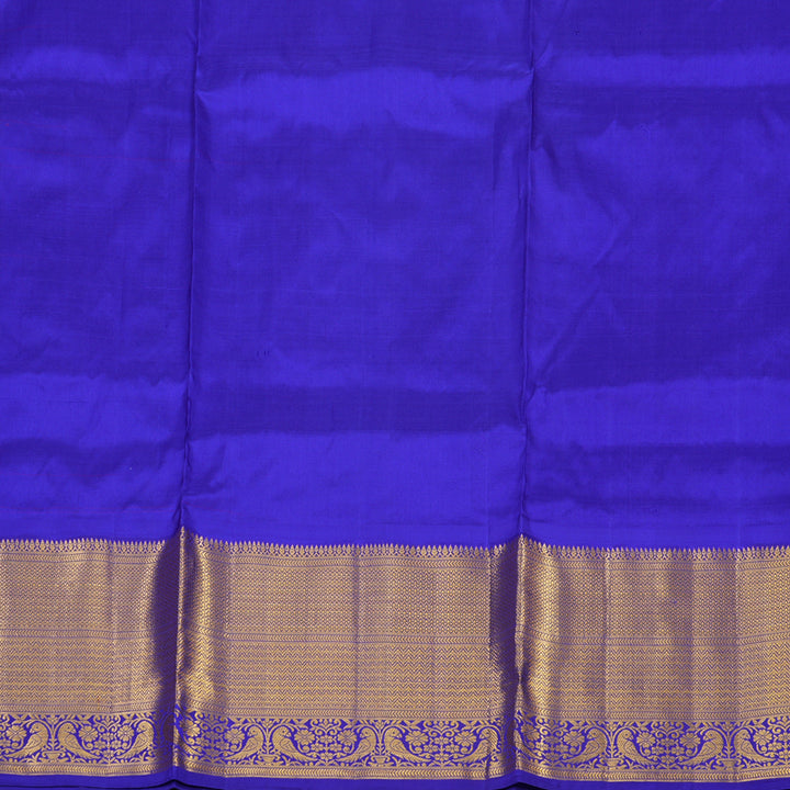 Hayagrivas Rani Pink Kanjivaram Pattu Pavadai with Purplish Blue border KBE1389J21-3