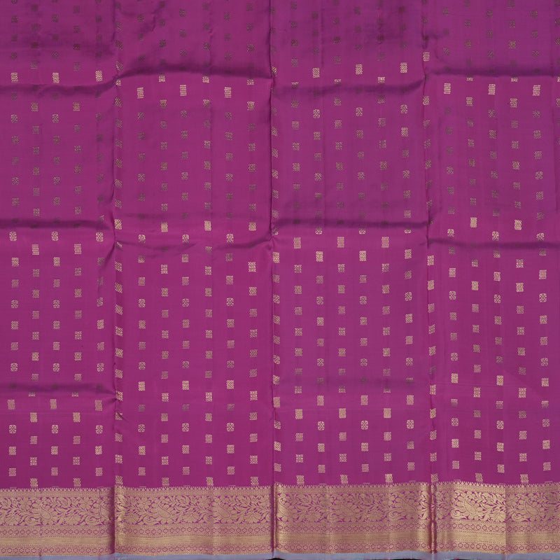 Hayagrivas Handloom Purple Kanjivaram Pattu Pavadai KBE1389J22-2