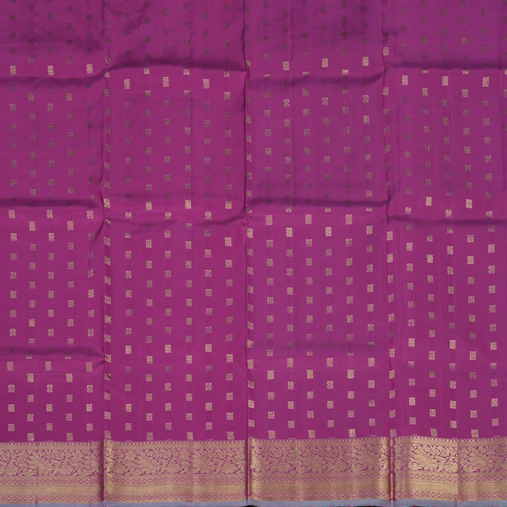 Hayagrivas Handloom Purple Kanjivaram Pattu Pavadai KBE1389J22-2