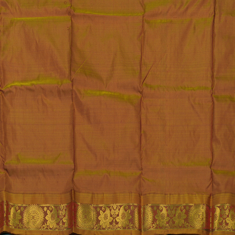 Hayagrivas Araku Maroon Kanjivaram Pattu Pavadai with Honey Border KBE1389J5-3