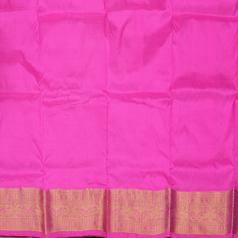 Hayagrivas Parrot Green Kanjivaram Pattu Pavadai KBE1389J6-6