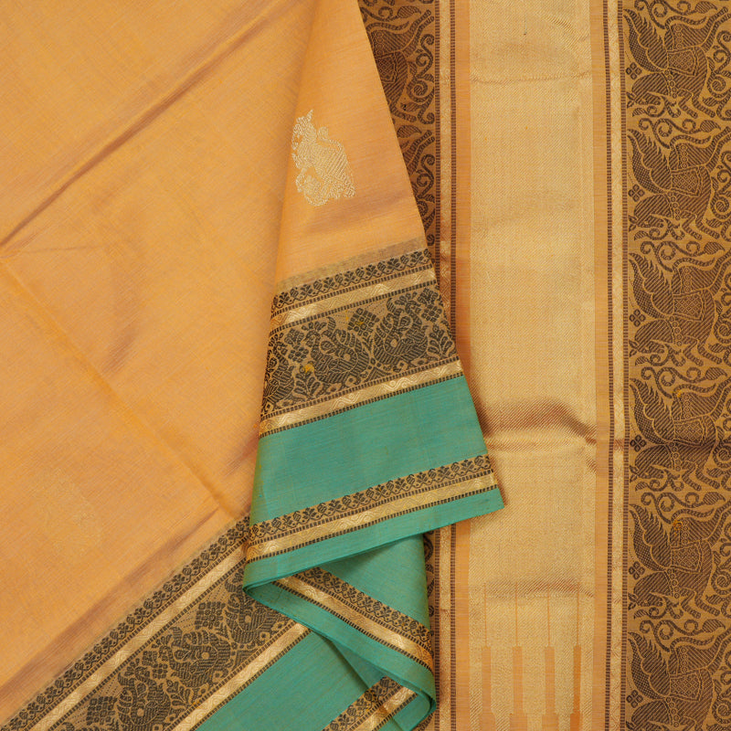 Hayagrivas Sandalwood Pure Kanchi Silk Cotton Saree KBE1390J2-4