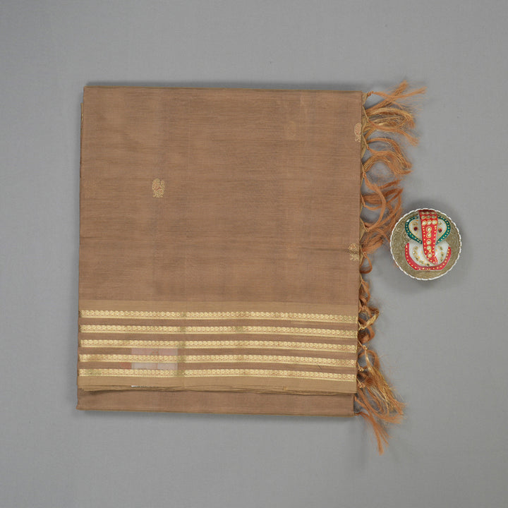 Hayagrivas Sandalwood Pure Kanchi Silk Cotton Saree KBE1390J3-8