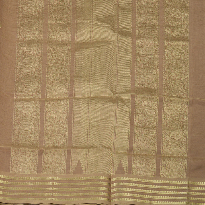 Hayagrivas Sandalwood Pure Kanchi Silk Cotton Saree KBE1390J3-8