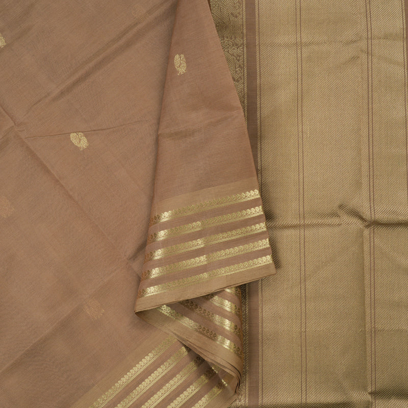 Hayagrivas Sandalwood Pure Kanchi Silk Cotton Saree KBE1390J3-8