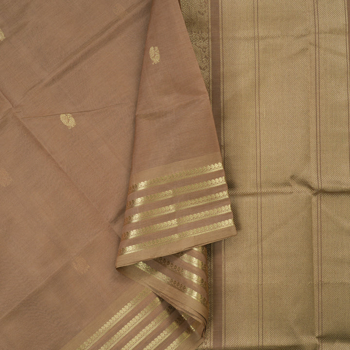 Hayagrivas Sandalwood Pure Kanchi Silk Cotton Saree KBE1390J3-8