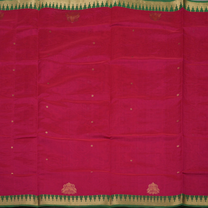 Hayagrivas Pink Pure Kanchi Silk Cotton Saree KBE1390J9-5