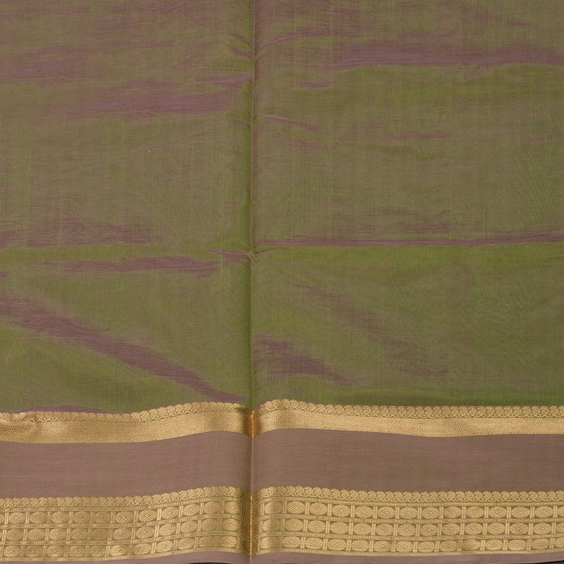 Hayagrivas Dual Tone (Pista Green &Rosewood) Pure Kanchi Silk Cotton Saree KBE1390J9-7