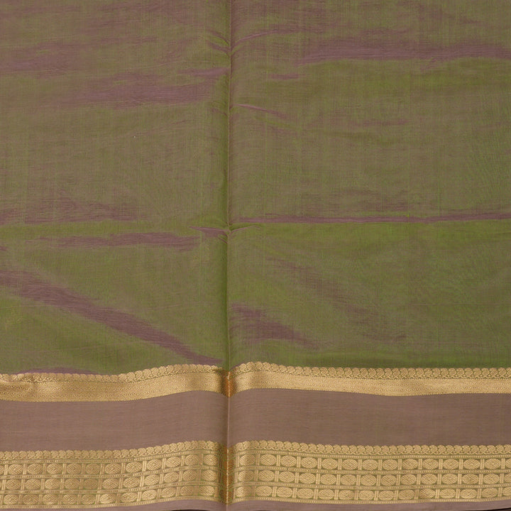 Hayagrivas Dual Tone (Pista Green &Rosewood) Pure Kanchi Silk Cotton Saree KBE1390J9-7