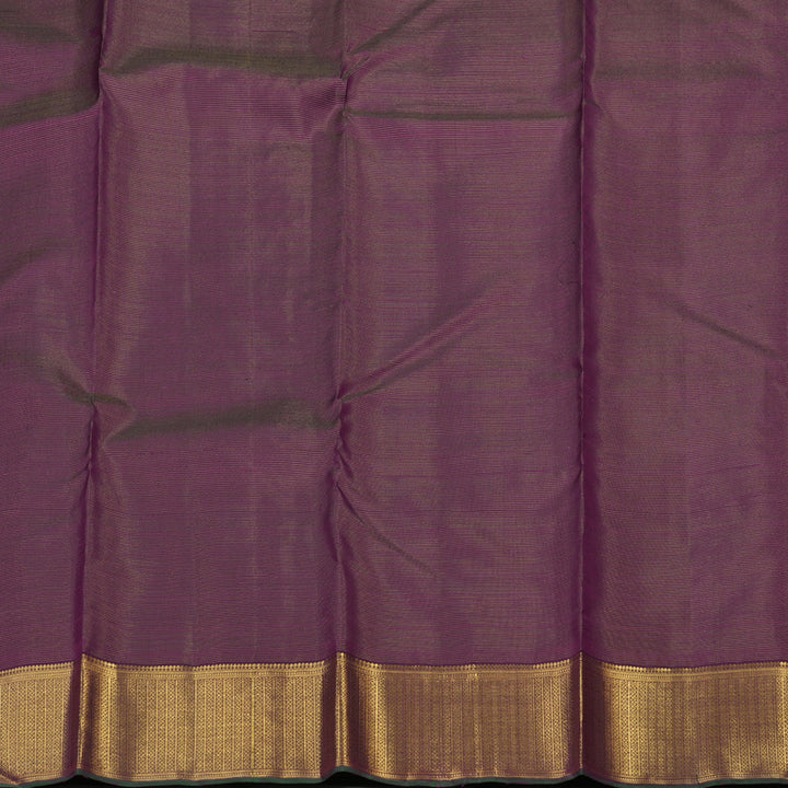 Hayagrivas Handloom Deep Violet Kanjivaram Silk Saree KBE1400J1-1