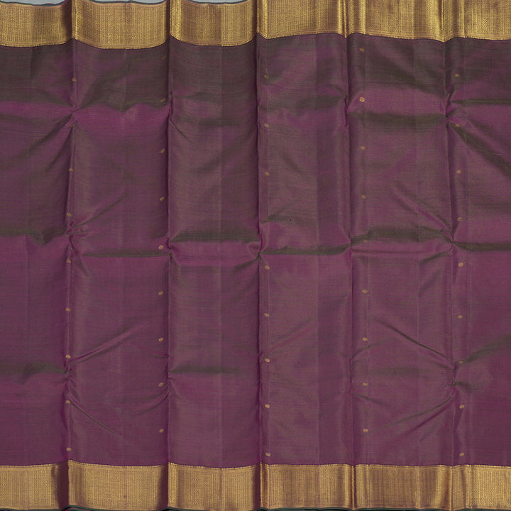 Hayagrivas Handloom Deep Violet Kanjivaram Silk Saree KBE1400J1-1