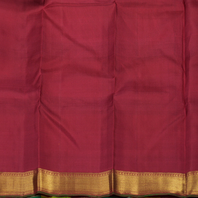 Hayagrivas Handloom Multicolour Checks Kanjivaram Silk Saree KBE1403J1-1