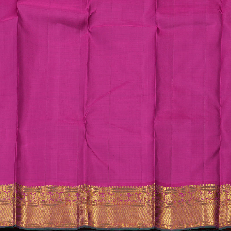 Hayagrivas Handloom Purple Kanjivaram Silk Saree with Magenta Border KBE1422J3-1